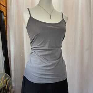 16' Old Navy Fitted Gray Tank Top Sz Small 95% Cotton